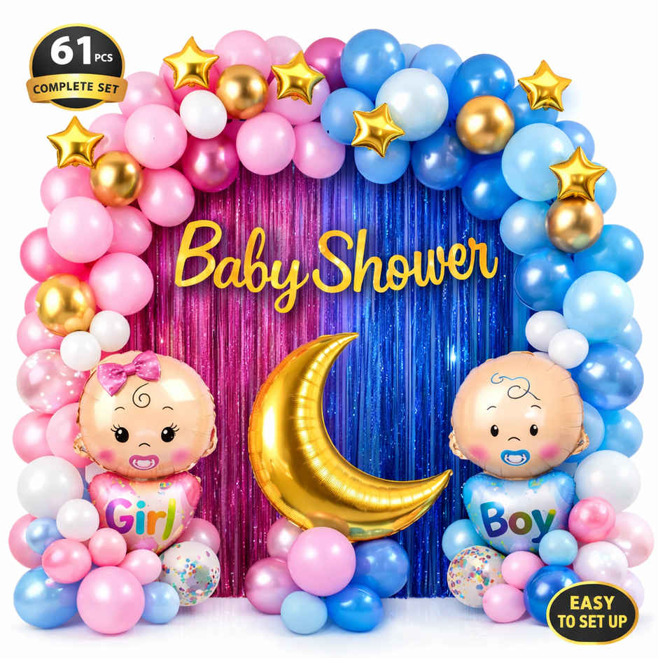 Baby Shower Decoration Kit for Mom To Be Party with Banners & Balloons | BeyondLuv