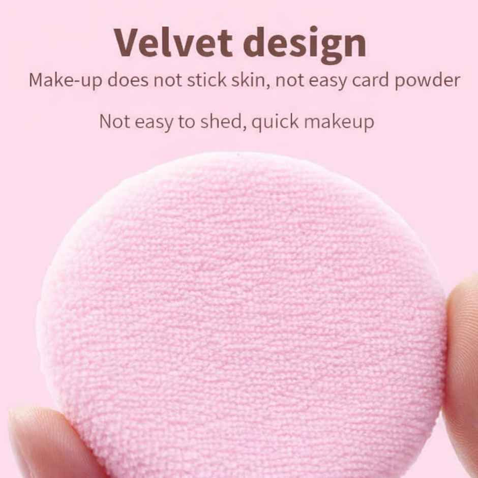 Bronson Professional Round Powder Puff Beauty Blender Makeup Sponge Applicator