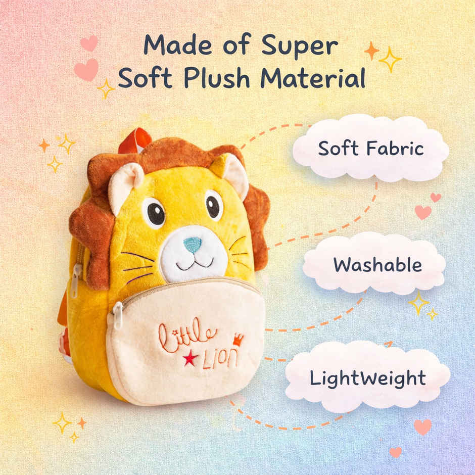 Kidara Little Lion Toddler Backpack Multicolor