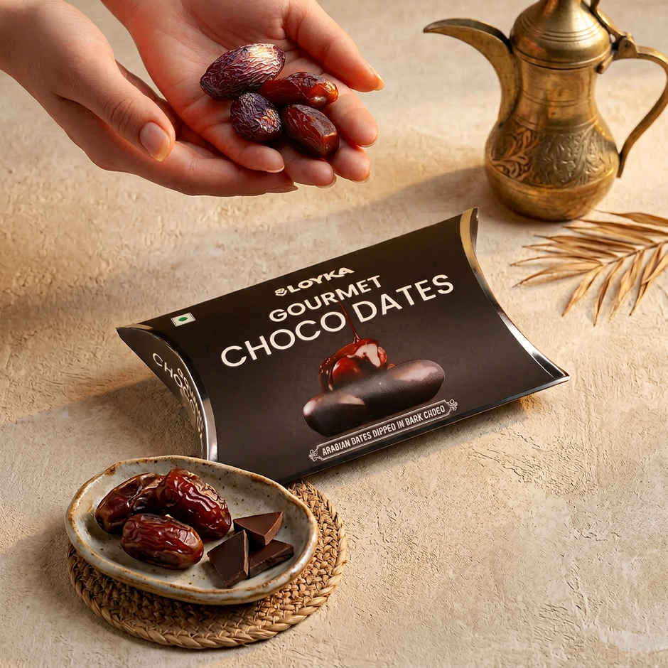 Loyka Choco Dates Coated With Chocolate