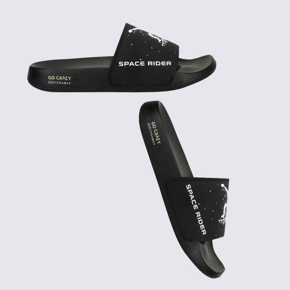 Campus Men's Space Rider Slides | Black | UK6
