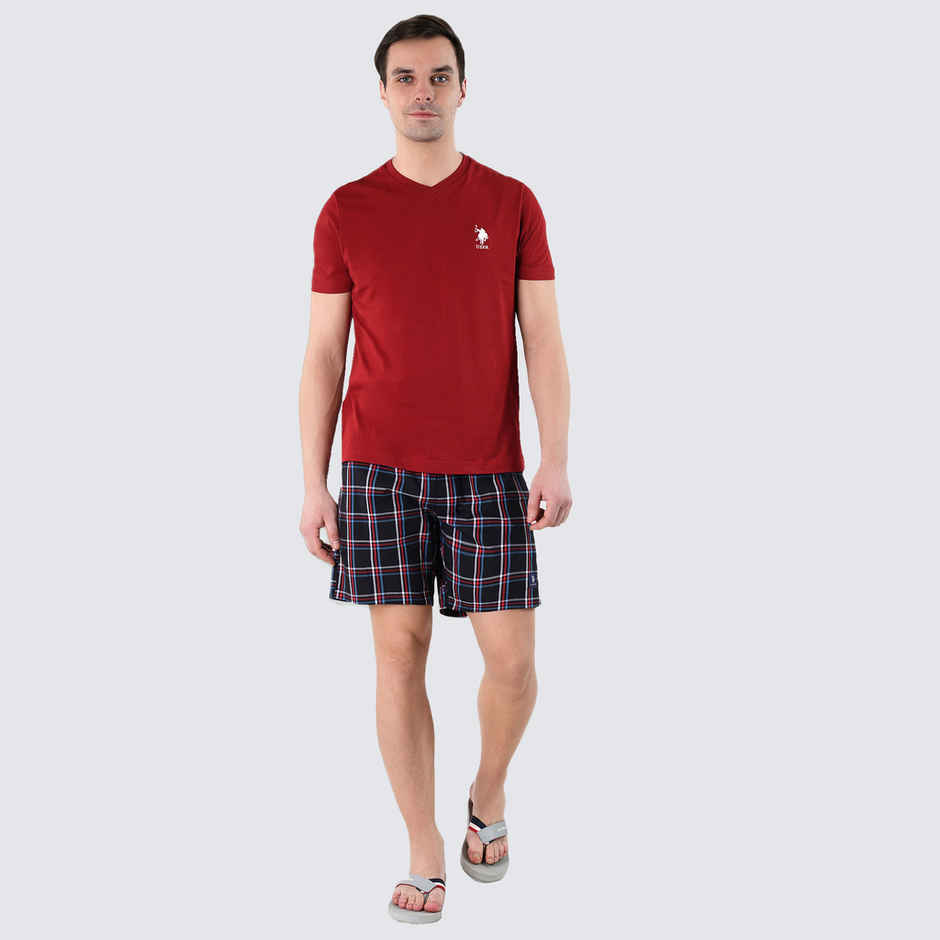 U.S. Polo Assn. Men's T-shirt | Maroon - M