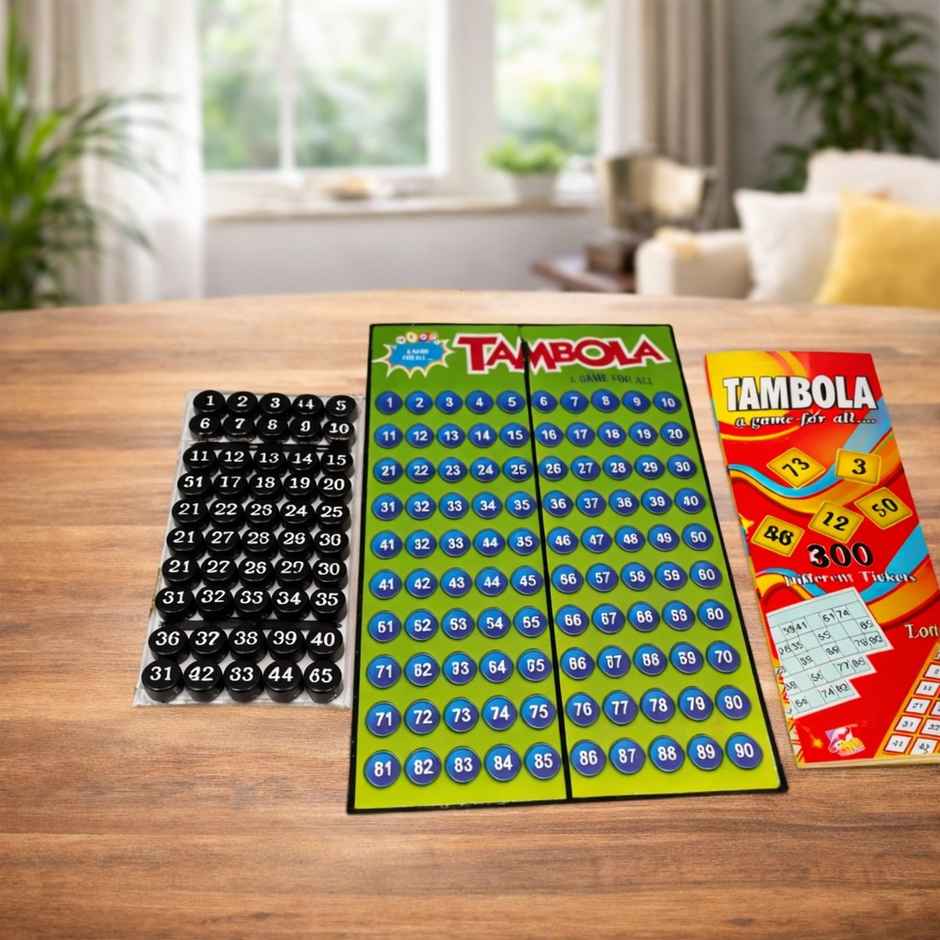 Fablue Portable Tambola Board Game | 300 Different Tickets | 8+ years