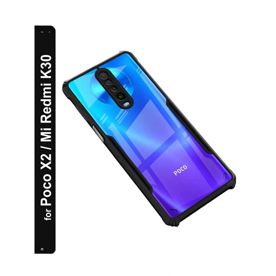 Zapcase Back Cover for Mi Redmi K30 | Poco X2 | Matte-Black