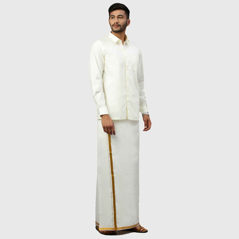 Ramraj Cotton Gold Twix 3/4