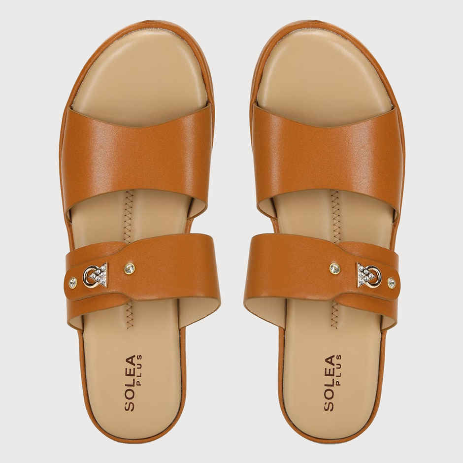 Paragon Women Stylish Lightweight Comfortable Flats Tan - 6