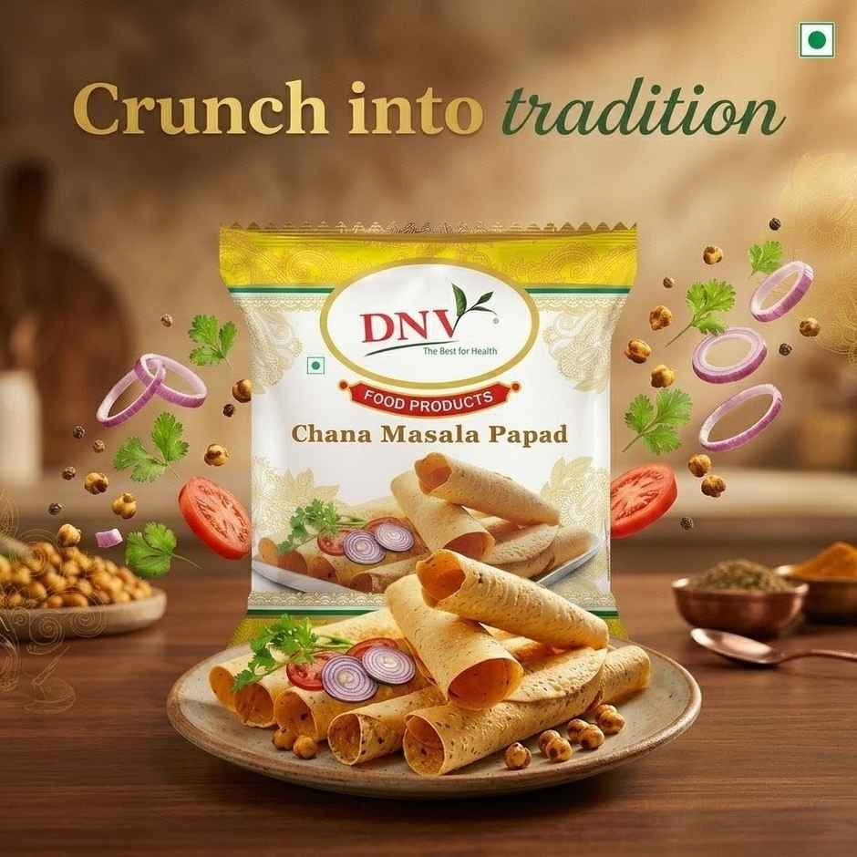 Dnv Chana Masala Papad