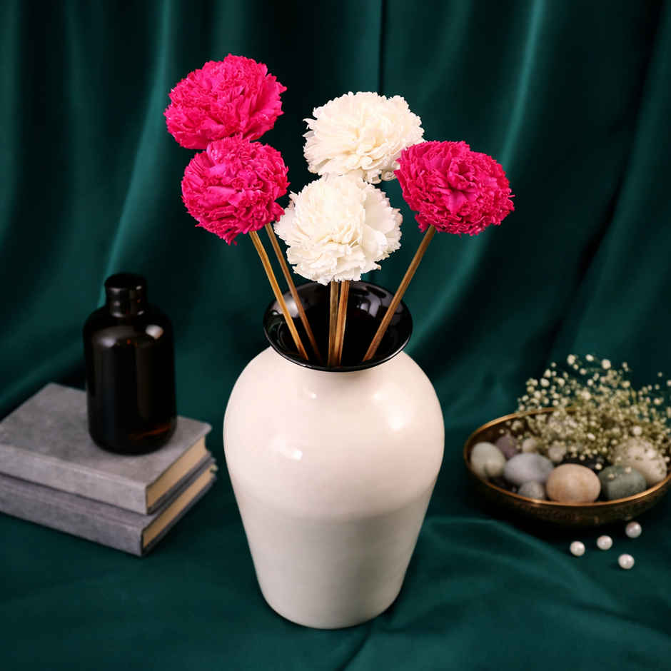 Chic Carnations Natural Dried Flowers | Eternal Blooms