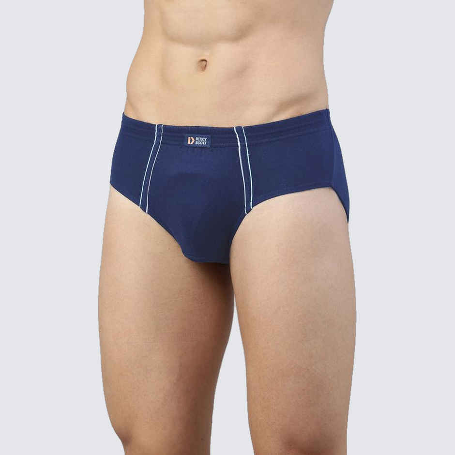 Dixcy Scott Originals Men'S Brief Snug Fit Solid Innerwear (Multicolor-Pack Of 3)