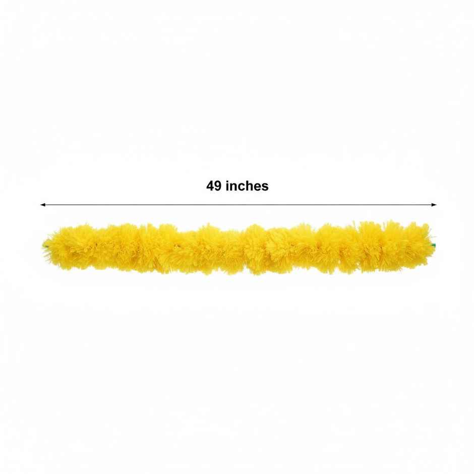 Flower String Bandhanwar | Festival Decoration | Marigold Design | 2 pcs | Yellow | Mangal Bhawan