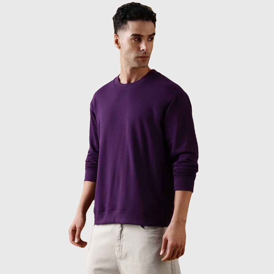 Dillinger Men's Pure Cotton Oversized T-shirt | Lavender - L