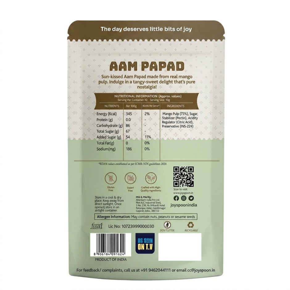 Joyspoon Aam Papad