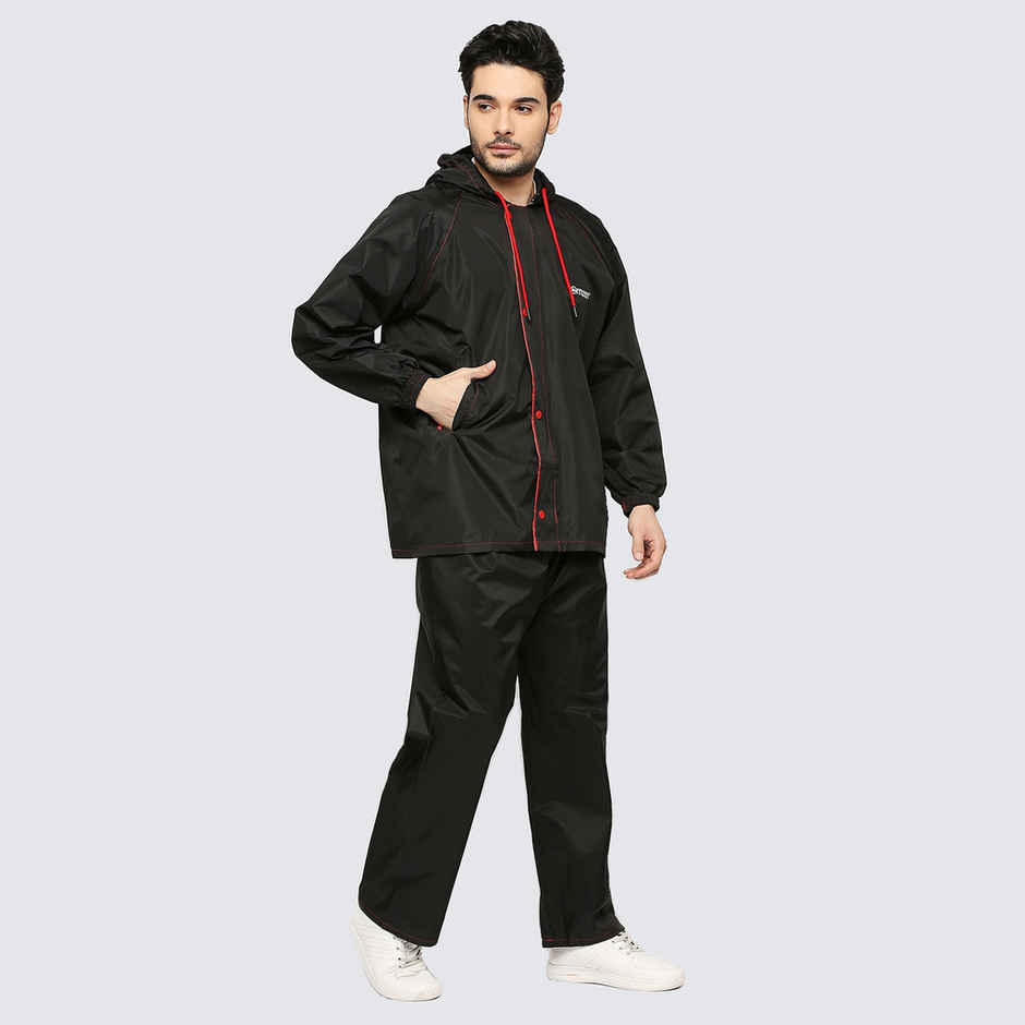 Citizen Raincoat Tapping Series (Rubberized) -XXL Black