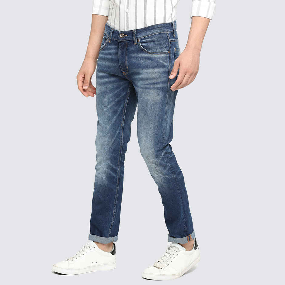 Spykar Men's Regular Fit Jeans | Rover | Dark Blue - 34
