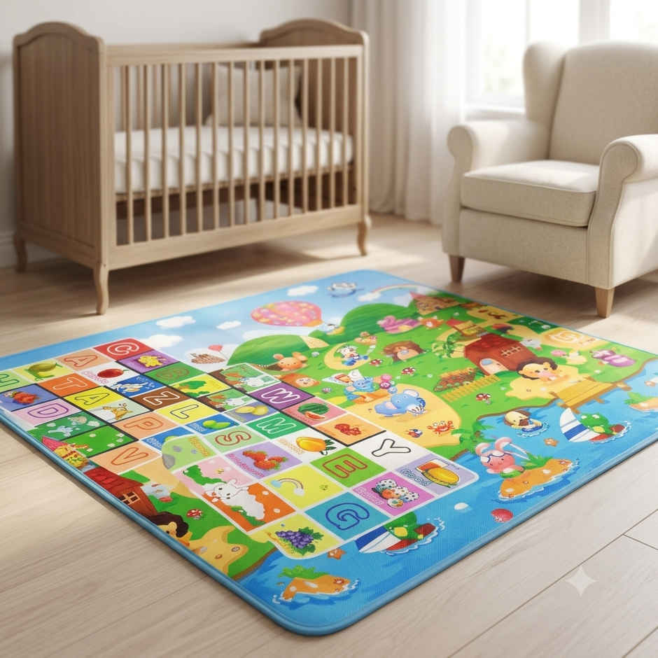 Perpetual Waterproof Baby Play Mat 6x4 Feet