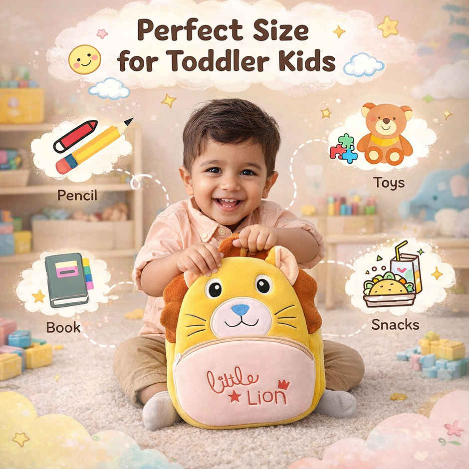 Kidara Little Lion Toddler Backpack Multicolor