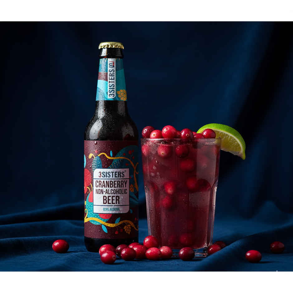 3 Sisters Cranberry Non Alcoholic Beer Combo 