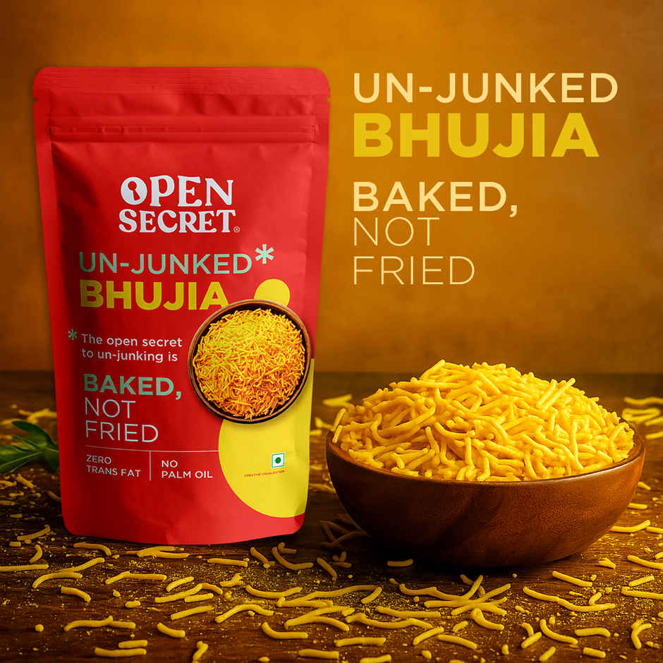 Open Secret Baked Bhujia | Not Fried, Healthy Snacking