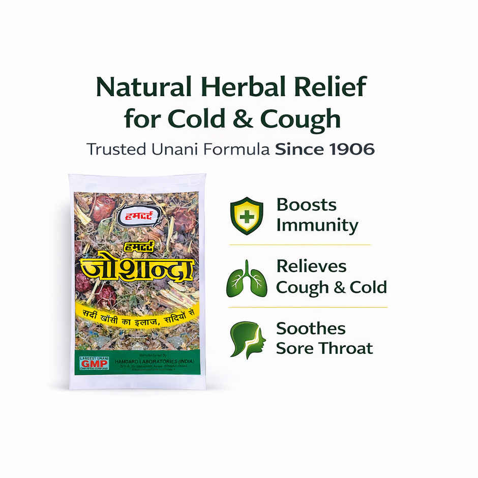 Hamdard Joshanda Herbal Remedy Helps Manage Inflammation and Soothes Throat Discomfort