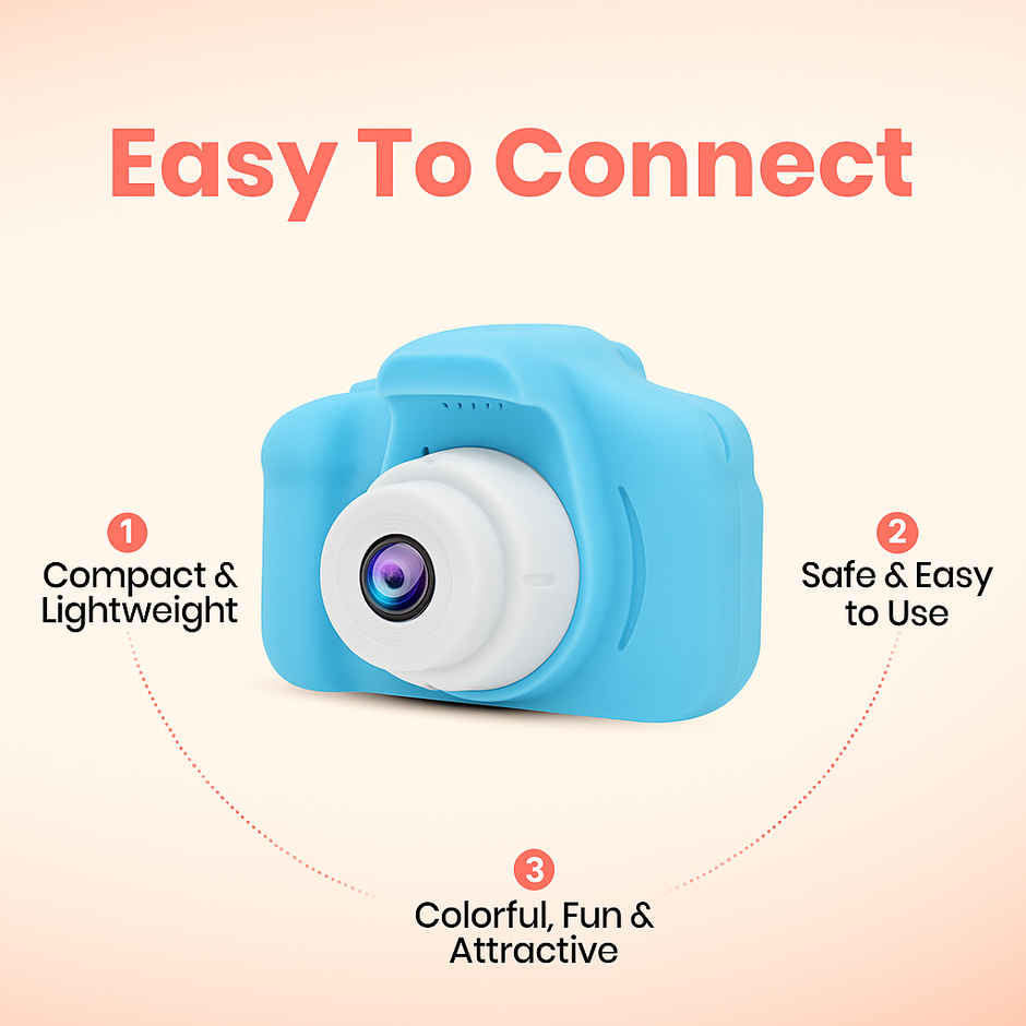 Kidara Digital Toy Camera for Kids Blue