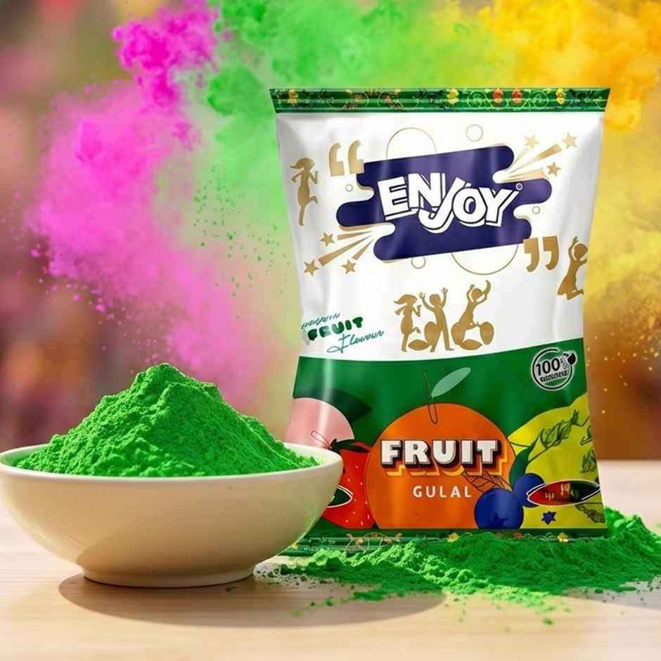 Fruit Holi Gulal | Green | Enjoy