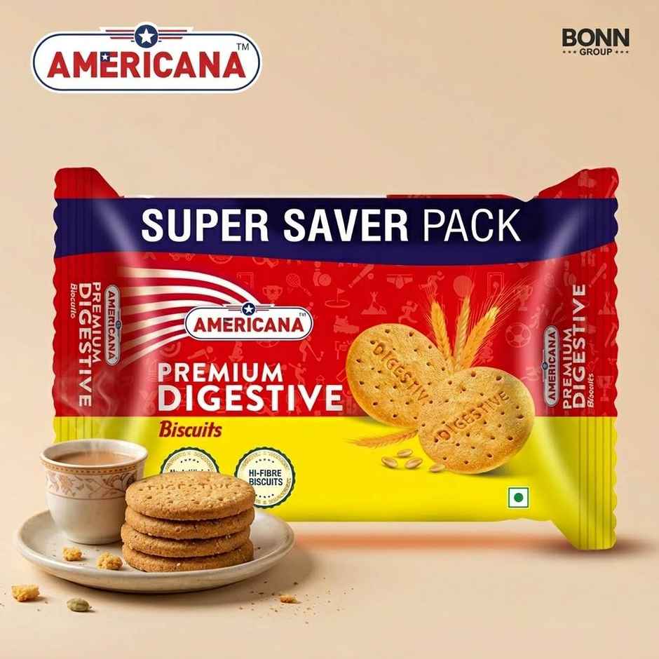Americana Digestive Biscuits Family Pack Healthy High Fiber