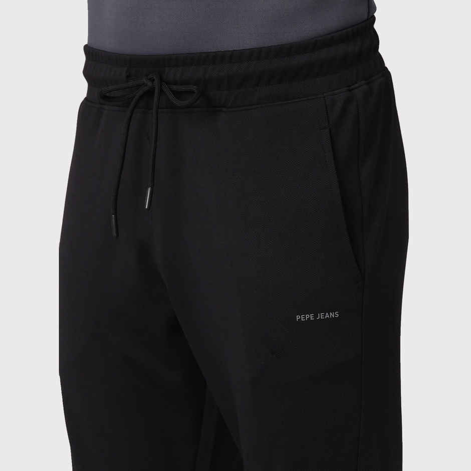 Pepe Jeans Men's Premium Track Pant | Black - S