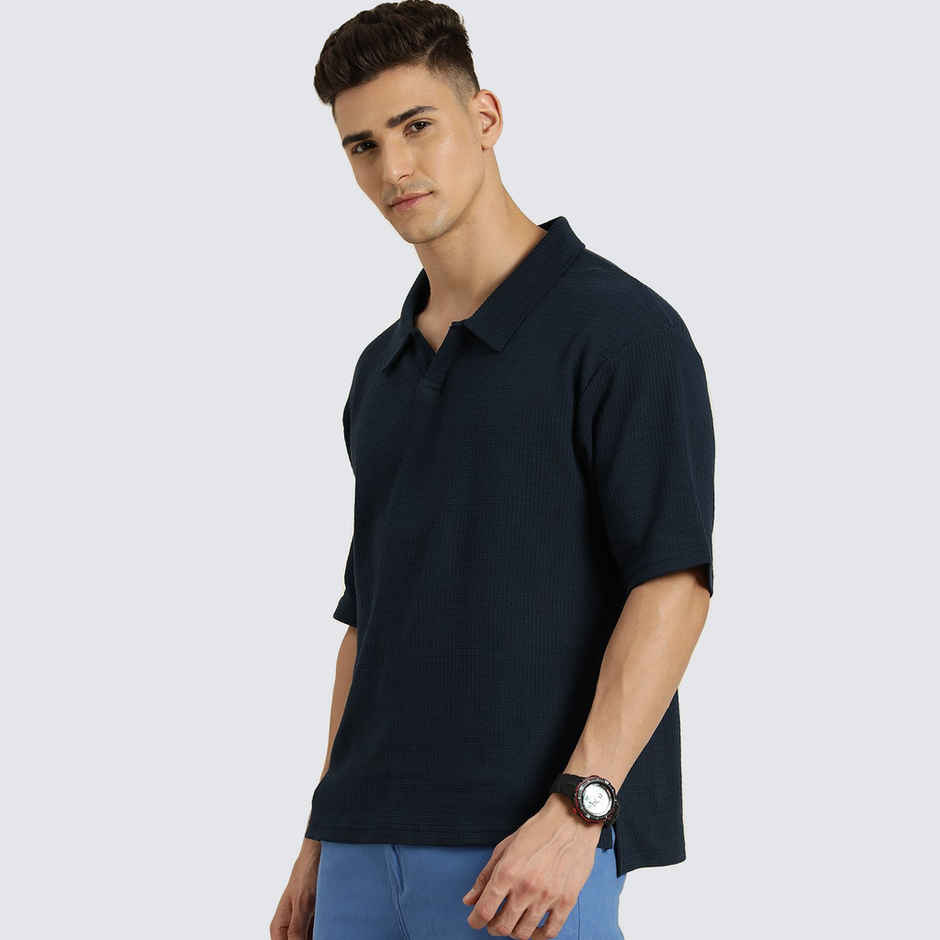 Dillinger Men's Oversized T-shirts | DLOVRPL001NVY | Navy - XL