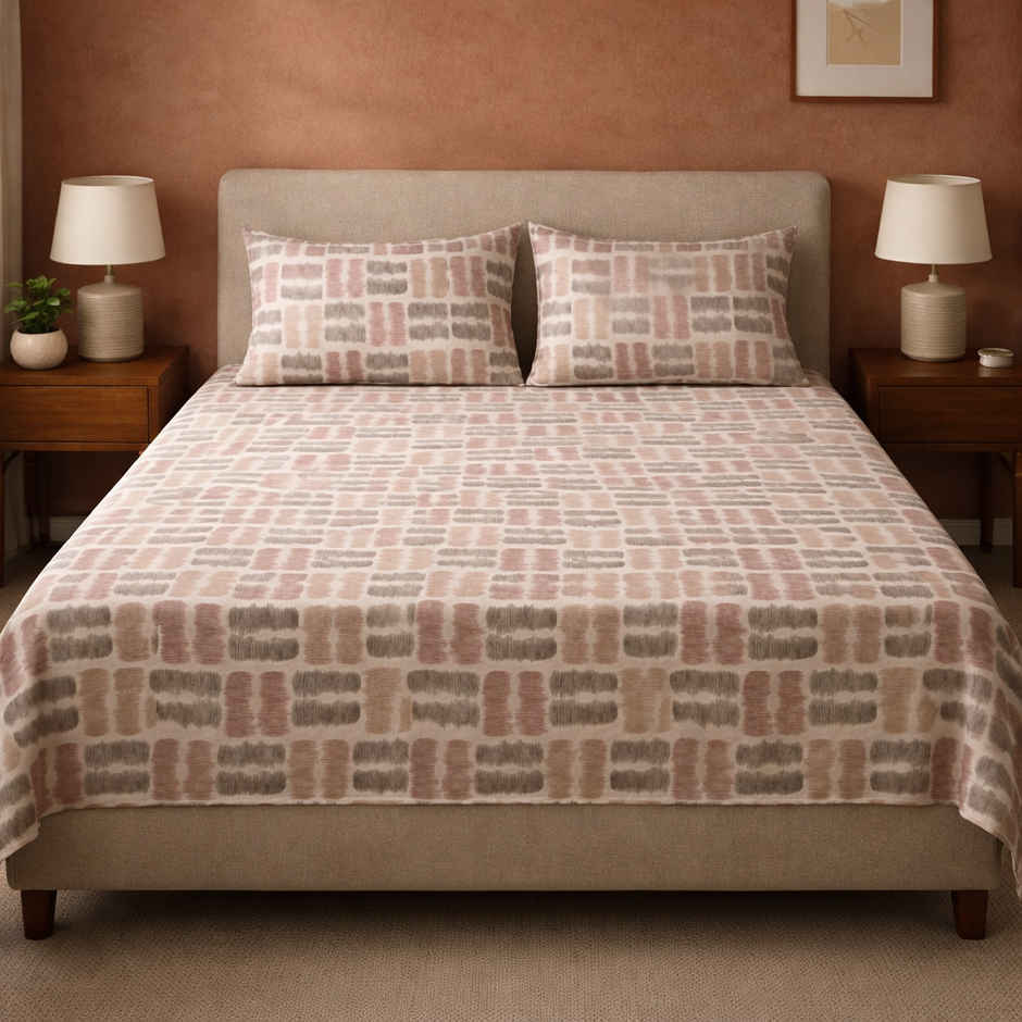 Elegant Weavers Pecan Double Bedsheet