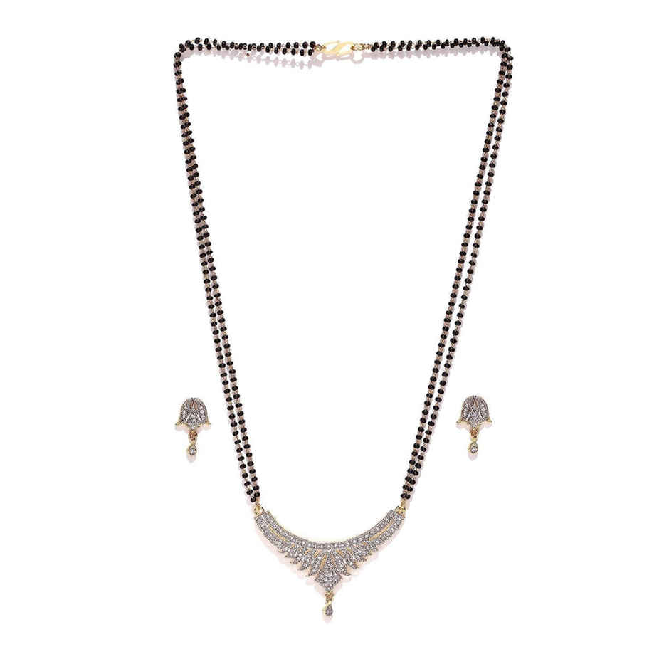 YouBella Latest Traditional Jewellery Gold Plated Mangalsutra for Women (YBMS - 10007)