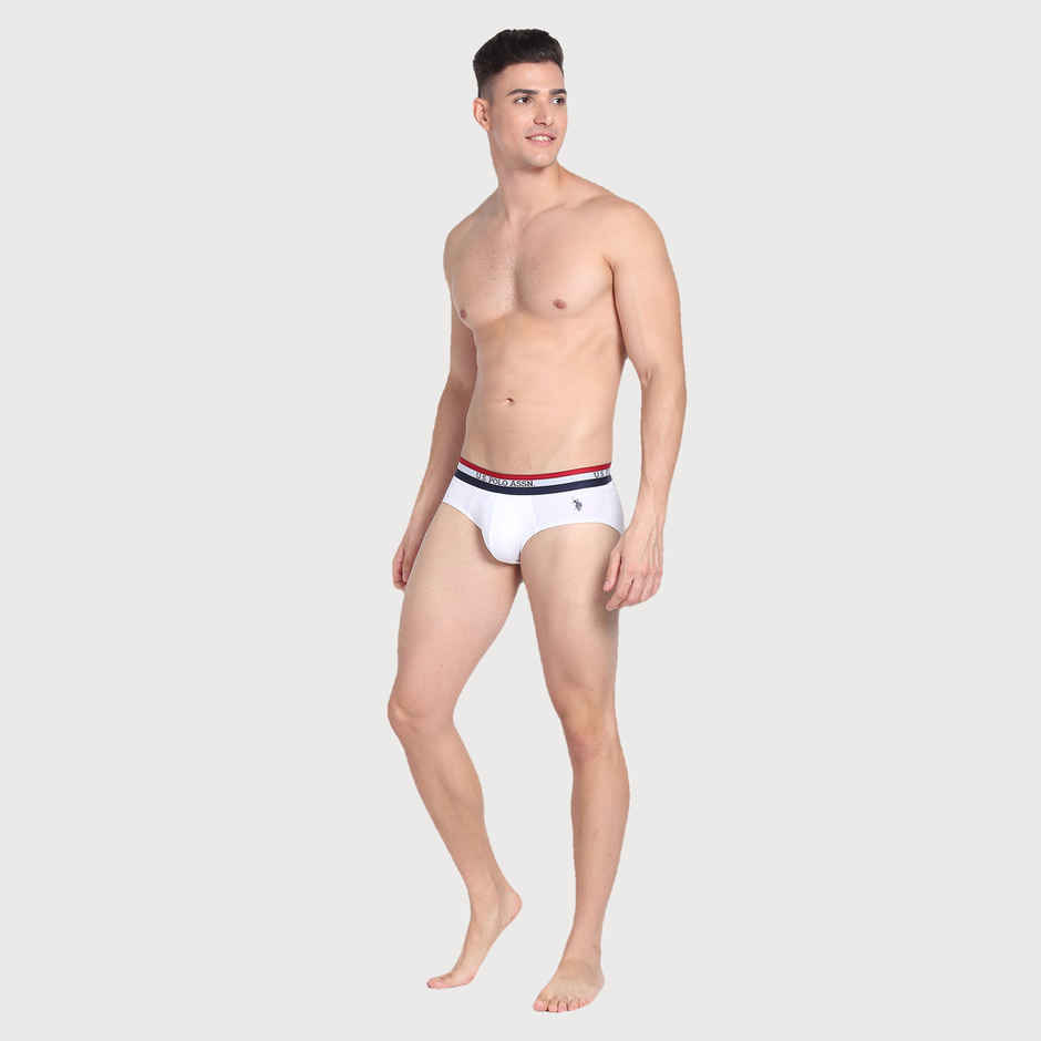 U.S. Polo Assn. | Underwear Pack of 3 | L | Briefs | EB002 | Red, Navy And White