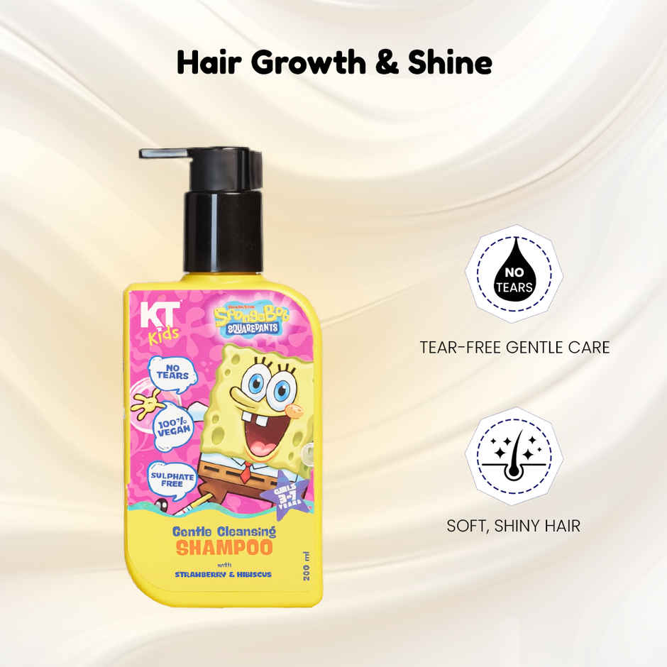 Gentle Cleansing Shampoo Strawberry and Hibiscus For Girls 3 to 7 years