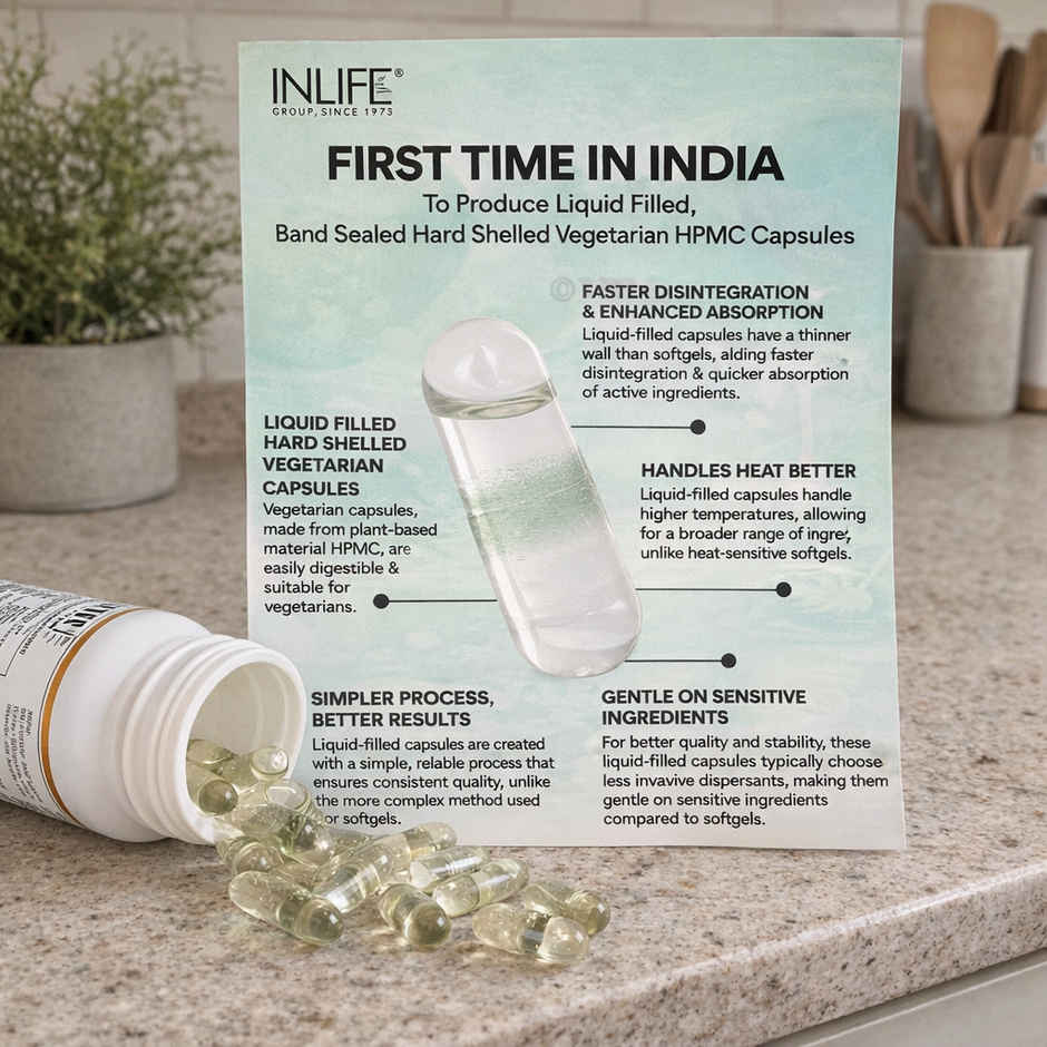 Inlife Natural Plant Based Vitamin D3 5000IU