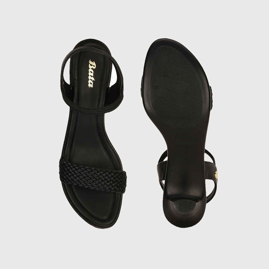 Bata Black Sandal For Women - 4