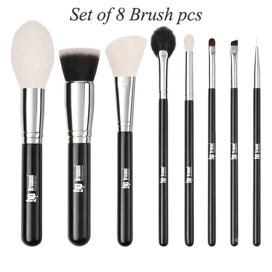 Bronson Professional Premium Makeup Brush Set Soft Bristles for Face Eyes and Lips