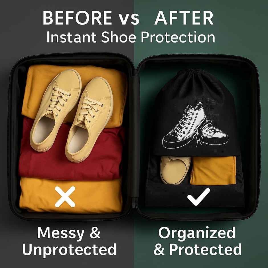 DALUCI Shoe Bag Travel Shoe Storage Pouch Shoe Cover for Unisex Reusable Organizer