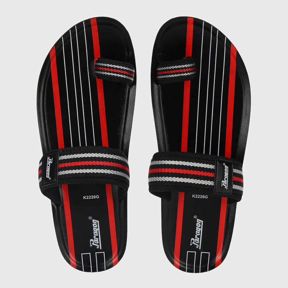 Paragon Men's Black Pu Slippers PUK2226G UK 9