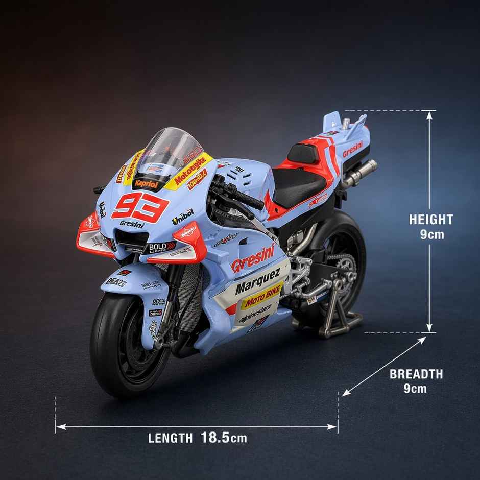 Maisto Licensed Motogp 2024 Gresini Racing Team Marquez Casting Alloy Motorcycle