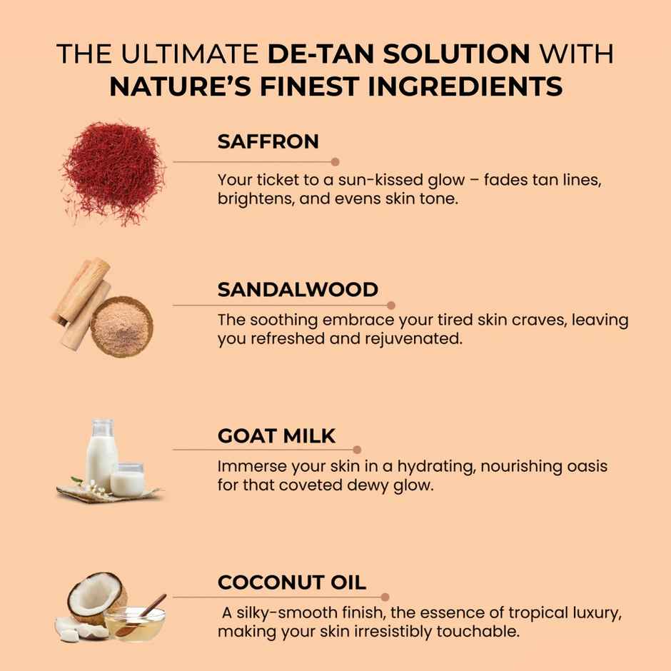 Ghar Soaps Magic Soap Sandal Wood And Saffron For Detan And Glowing Brightening Skin