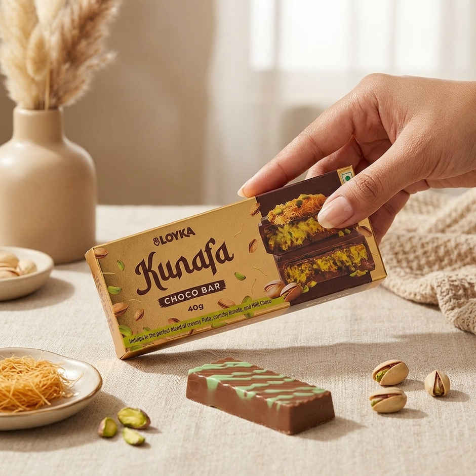 Loyka Dubai Kunafa Pistachio Milk Choco Bar