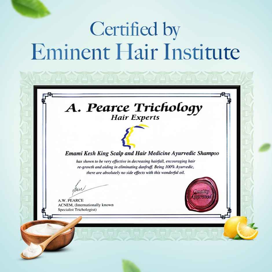 Kesh King Gold Anti-Dandruff Shampoo with 21 Herbs for Men & Women