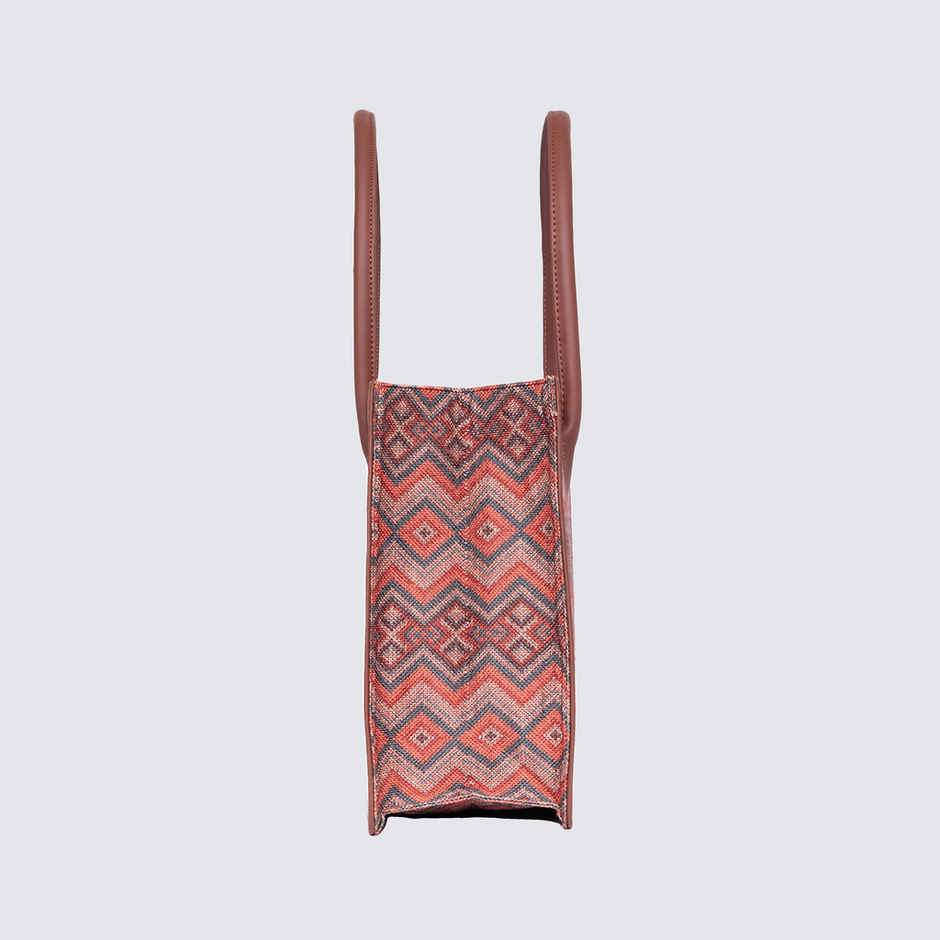 Zouk Gwalior Weaves Book Tote - Multicolour
