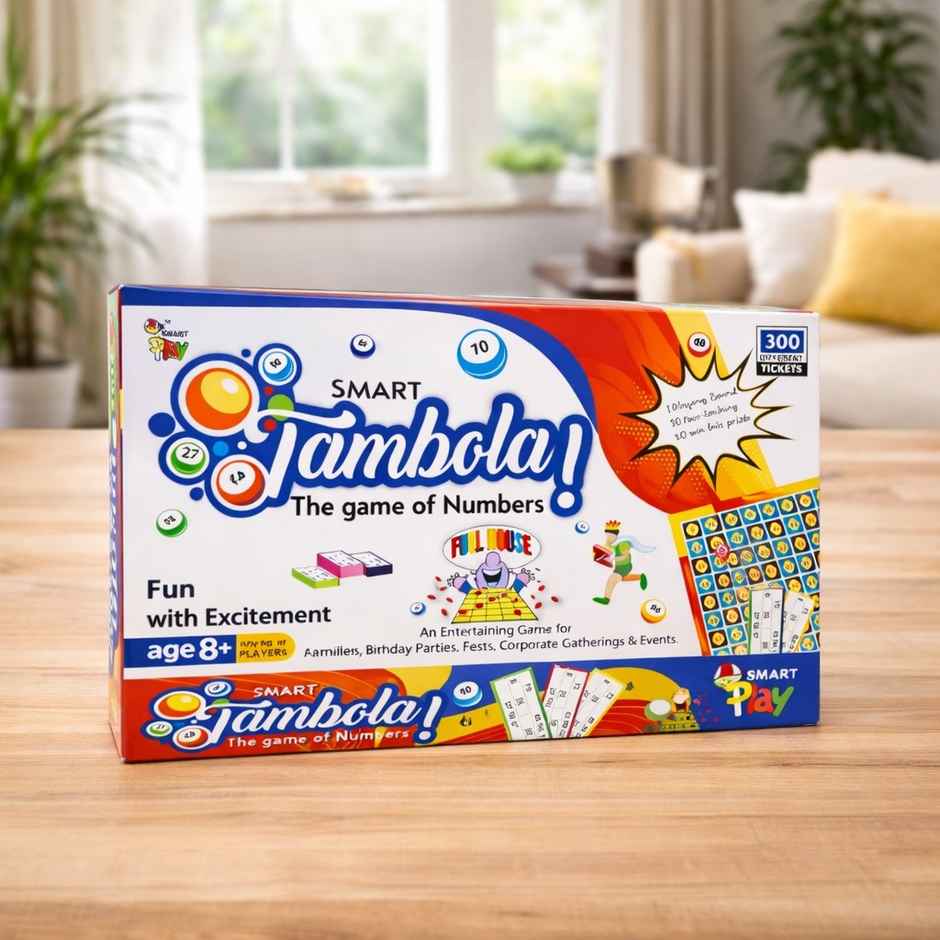 Fablue Portable Tambola Board Game | 300 Different Tickets | 8+ years