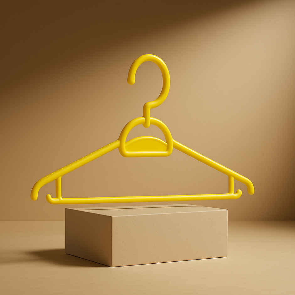 Elita Plastic Cloth Hanger Rotating Hookpcs | Yellow