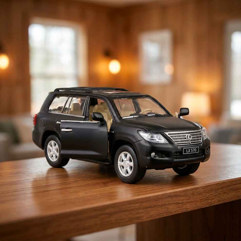 MSZ Licensed 1:32 Lexus LX570 Black Die-cast Vehicle