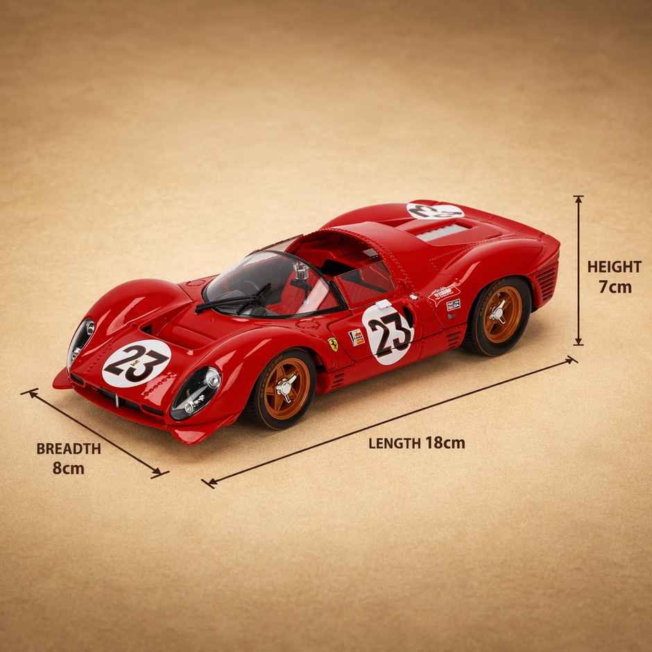 Bburago Licensed 1:24 Model 1967 Ferrari 330P4 Daytona