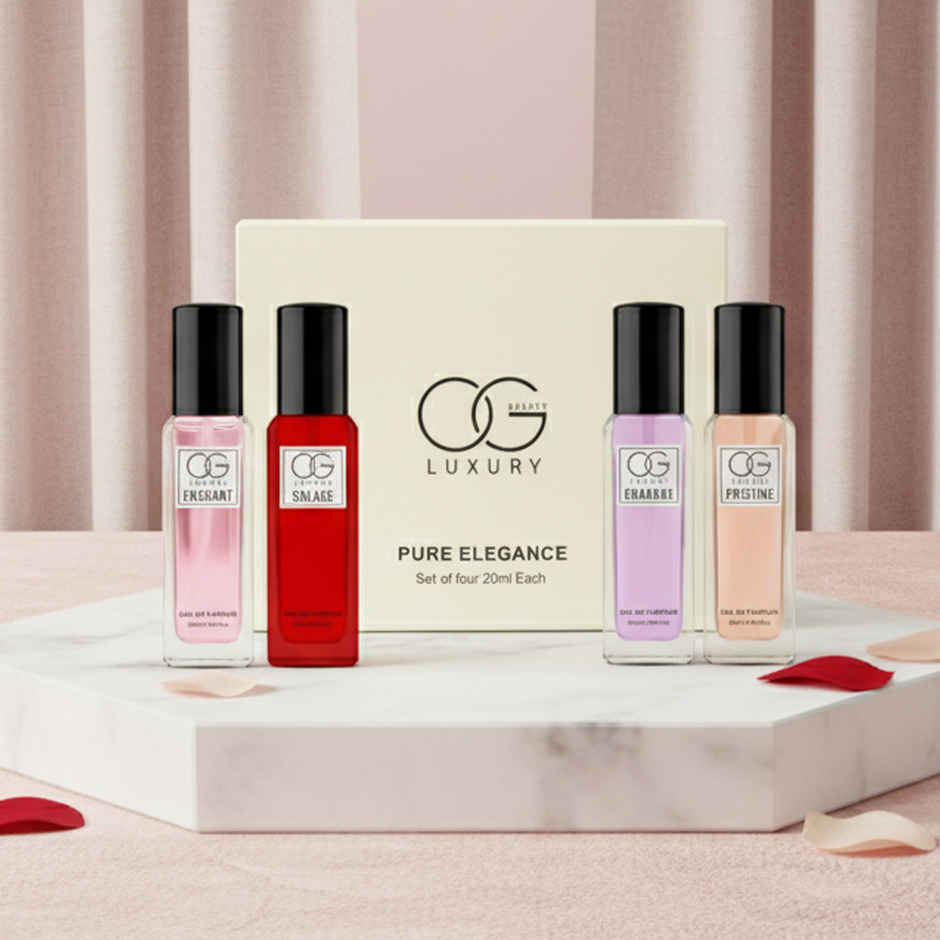 OG Beauty Luxury Pure Elegance Eau De Parfum | Pack of 4 for Women
