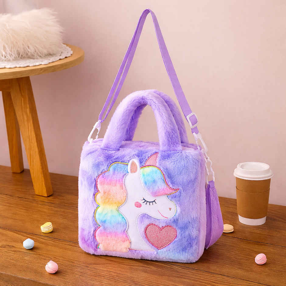 Kidara Kids Crossbody Unicorn Handbag Purple