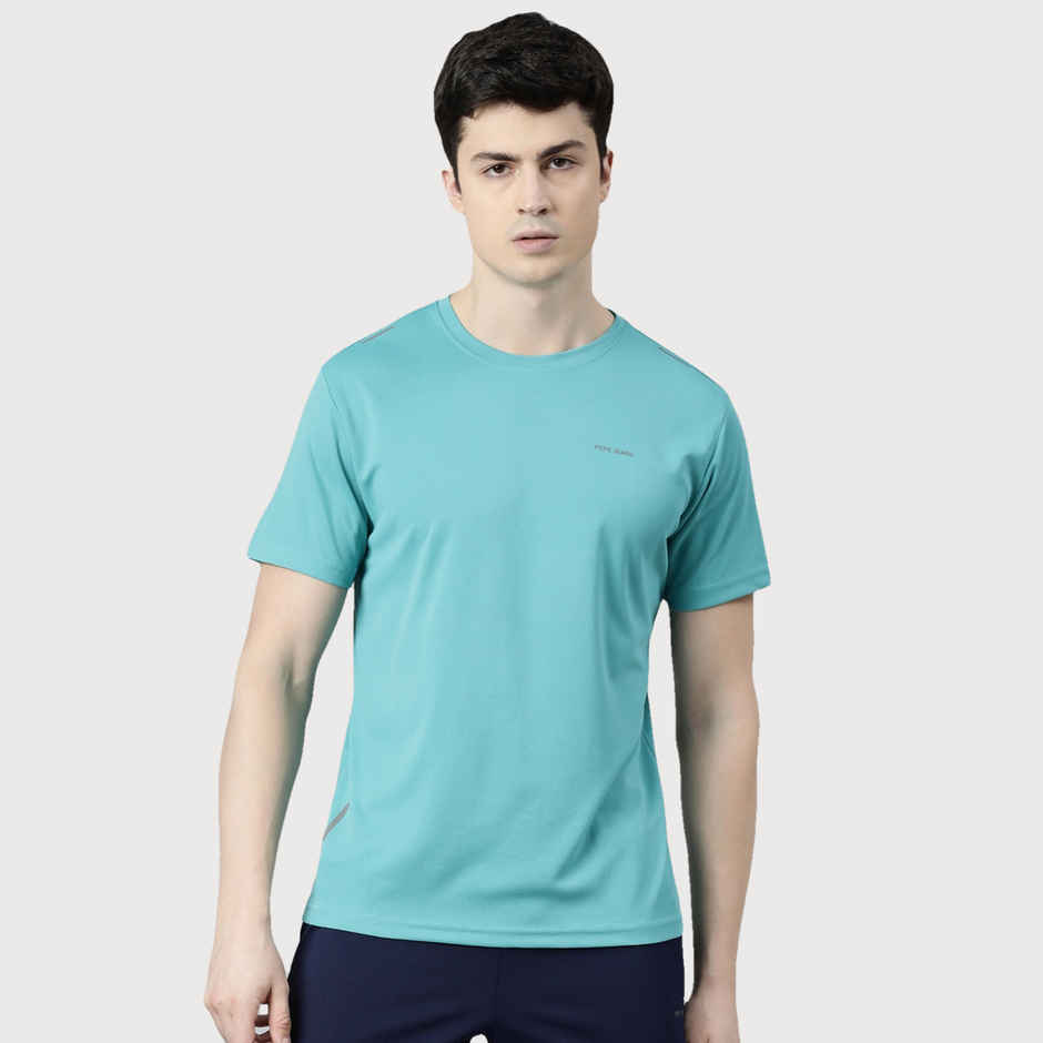 Pepe Jeans Mens Dry Fit Gym T-Shirt | Blue - M