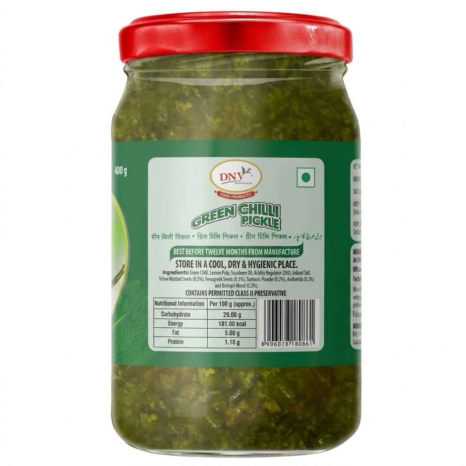 Dnv Green Chilli Pickle Ms